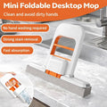 Mini foldable desktop mop