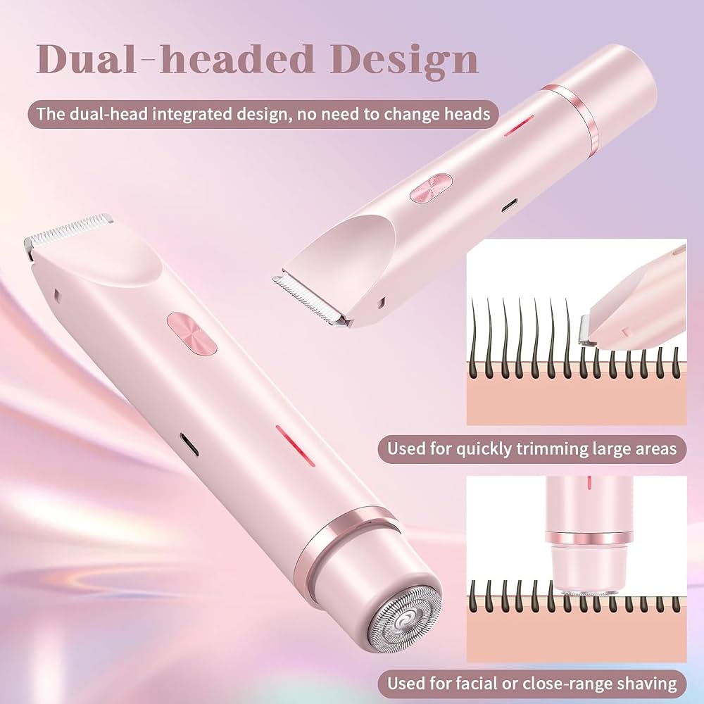 2in1 rechargeable womens trimmer
