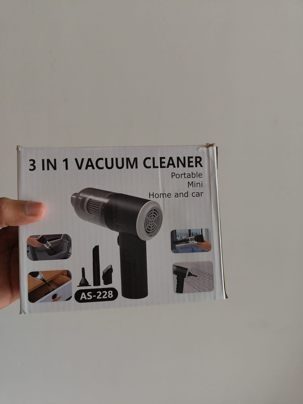 🌀 3-in-1 Mini Vacuum Cleaner