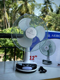 Table top mini table fan