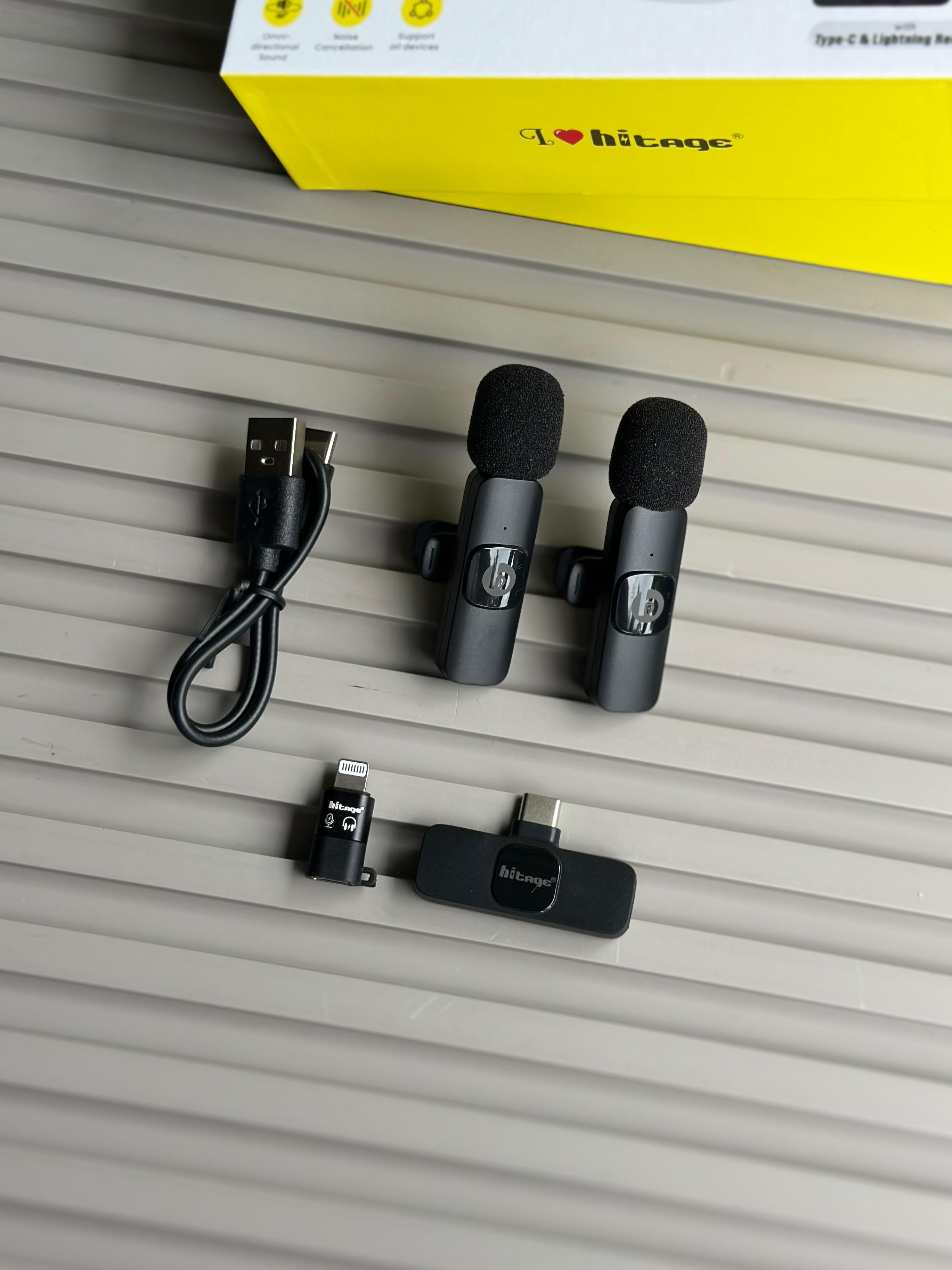 🎤 HITAGE Premium Dual Collar Mic (MTR-269)