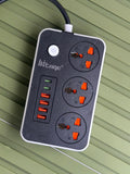 🔌 HITAGE 9-in-1 Power Strip 🔌