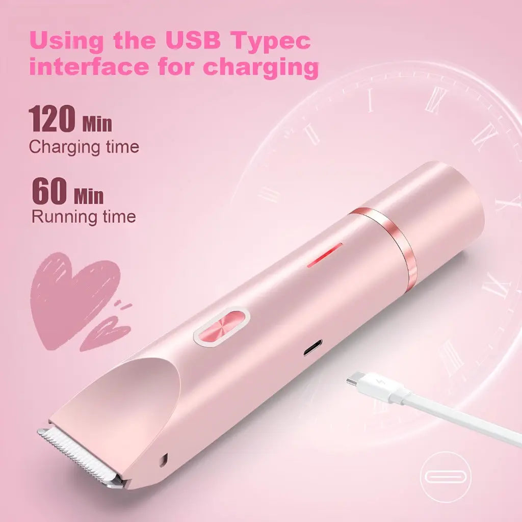2in1 rechargeable womens trimmer